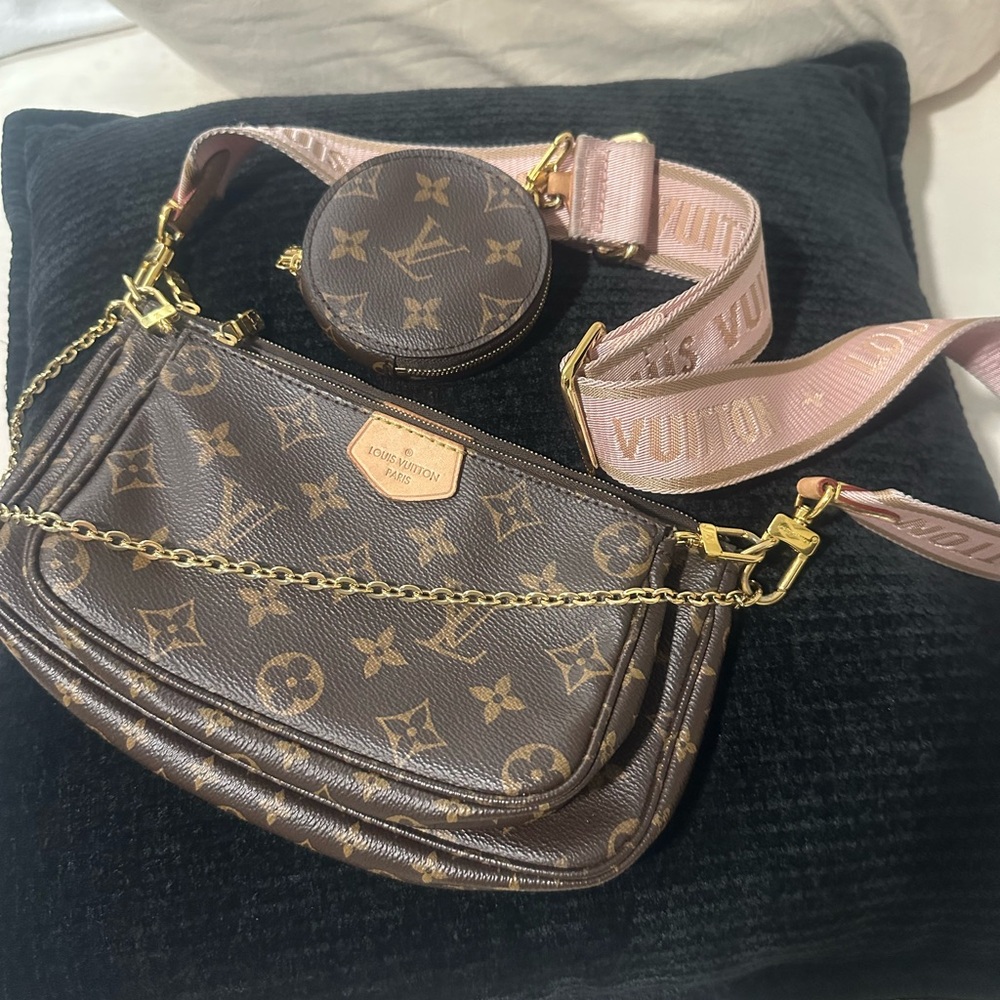 Louis Vuitton Pink Pochette Multi Bag